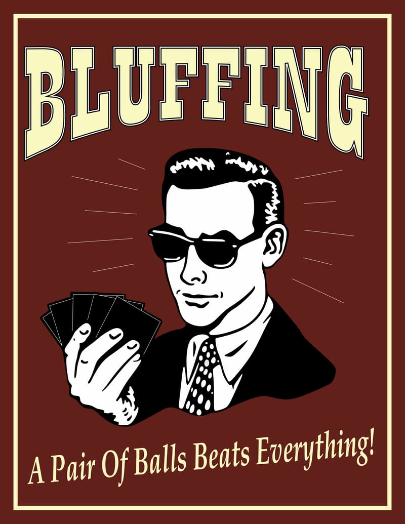 Bluffing in Poker