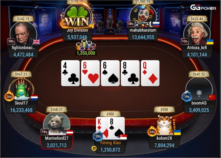 Event #1 Final Table
