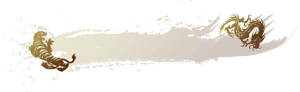 splash dragon tiger background