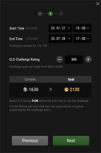 elo challenge step 2