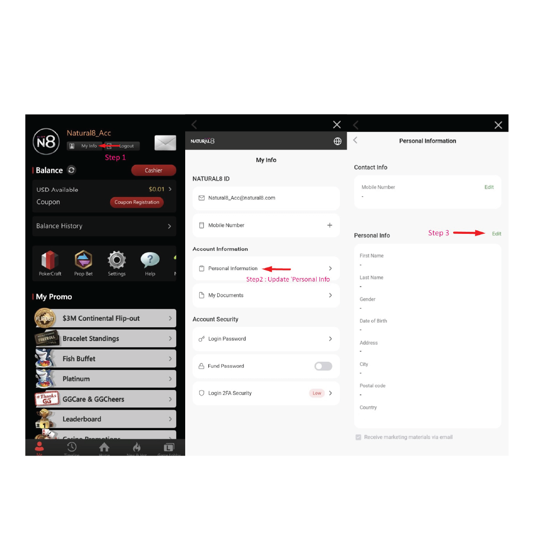 Natural8 Verify Residential Address