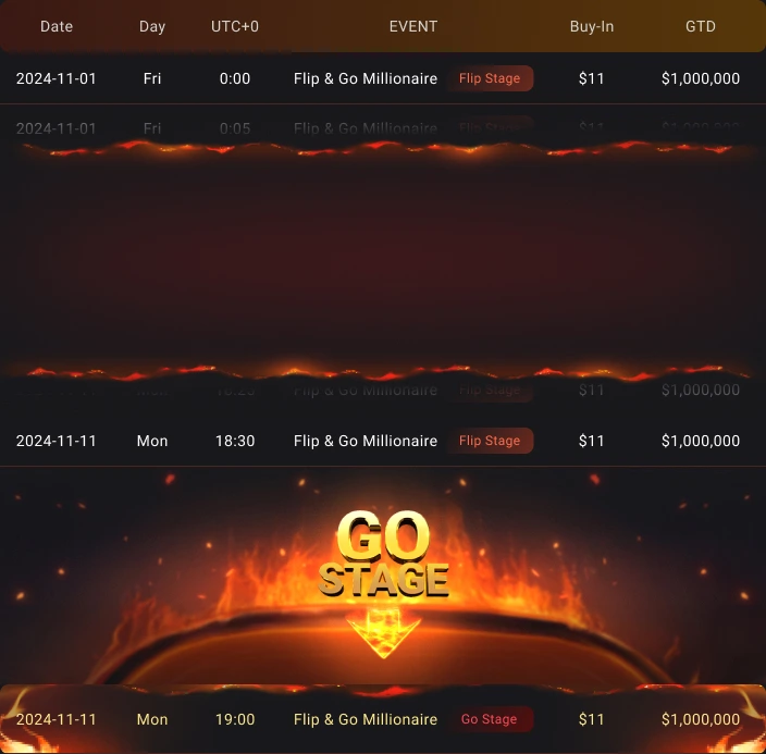 Series Schedule